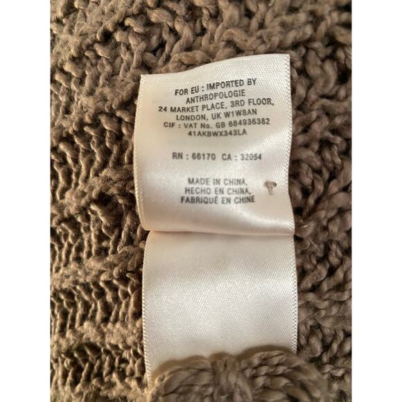 Anthropologie Knitted And Knotted
Brown Cardigan Cover up size Xs - Picture 8 of 10